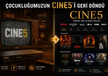 Çocukluğumuzun CINE5'i Geri Döndü — Bu Sefer Dijital ve Ücretsiz