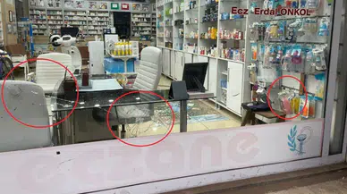Kayapınar’da eczaneye silahlı saldırı