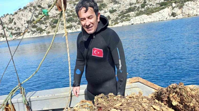 Bozburun'da Hayalet Ağların Temizliği Gerçekleştirildi