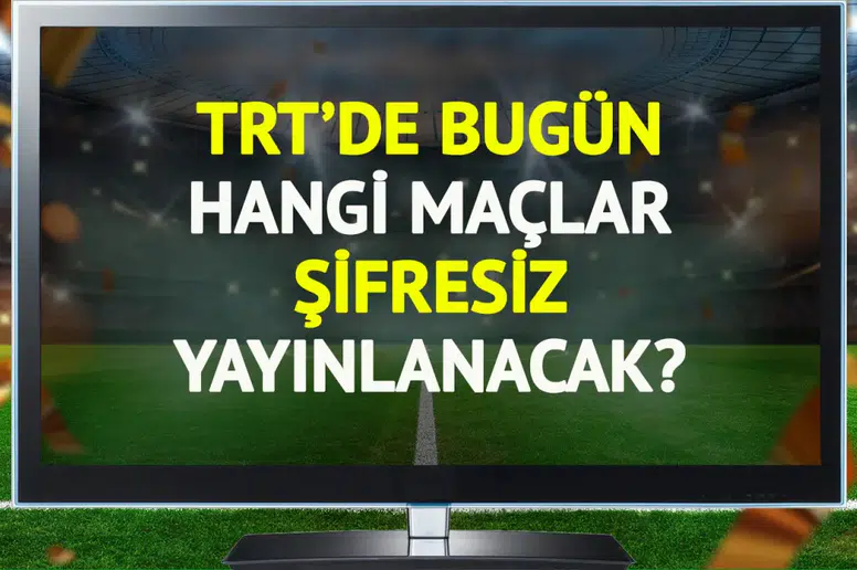 Pazartesi TRT Spor’da Hangi Maçlar Ekrana Gelecek? Şifresiz Listesi